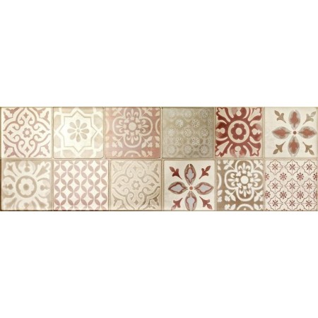 RAGNO CERAMICHE CADRE DÉCOR MAJOLIQUE CRÈME 25X76