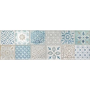 RAGNO CERAMICHE CADRE DÉCOR MAJOLIQUE LAIT 25X76