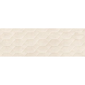 RAGNO CERAMICHE RÉSINE IVOIRE STRUCTURE BEE 3D 40X120 RECTIFIÉ