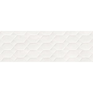 RAGNO CERAMICHE RÉSINE BLANCHE STRUCTURE BEE 3D 40X120 RECTIFIÉ