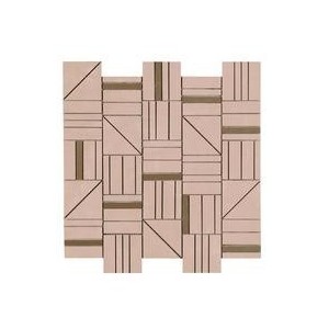 RAGNO CERAMICHE RÉSINE ROSE MOSAÏQUE FORMES 40X43