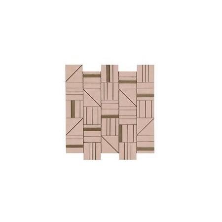 RAGNO CERAMICHE RÉSINE ROSE MOSAÏQUE FORMES 40X43