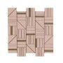 RAGNO CERAMICHE RÉSINE ROSE MOSAÏQUE FORMES 40X43