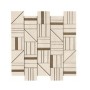 RAGNO CERAMICHE RÉSINE IVOIRE MOSAÏQUE FORMES 40X43