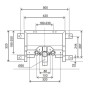 OLI OLI74 BIDET SIMFLEX (structure pour bidet suspendu)