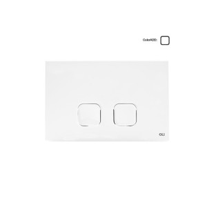 OLI PLAQUE PLAIN À ACTIONNEMENT MÉCANIQUE BLANCHE