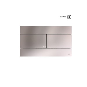 OLI PLAQUE SLIM À ACTIONNEMENT MÉCANIQUE EN ACIER BROSSÉ