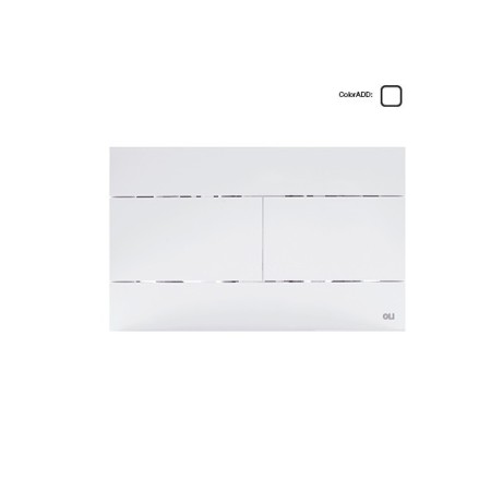 OLI PLAQUE SLIM À ACTION MÉCANIQUE BLANCHE