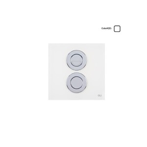 OLI SM15 PLAQUE À ACTIONNEMENT PNEUMATIQUE EN VERRE BLANC