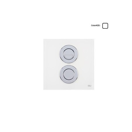 OLI SM15 PLAQUE À ACTIONNEMENT PNEUMATIQUE EN VERRE BLANC