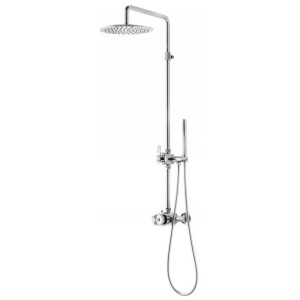 IB RUBINETTERIE COLONNE DE DOUCHE THERMOSTATIQUE RONDE BOLD AVEC KIT DE DOUCHE