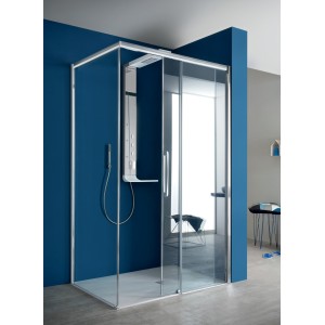 ARBLU PERSEO ANGLE 1 PORTE COULISSANTE + 1 CÔTÉ FIXE