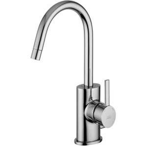 PAFFONI BERRY MITIGEUR LAVABO AVEC CANNE ORIENTABLE ET ÉVACUATION AUTOMATIQUE
