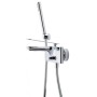 IB RUBINETTERIE K2 MITIGEUR DE BAIGNOIRE MURAL AVEC KIT DE DOUCHE