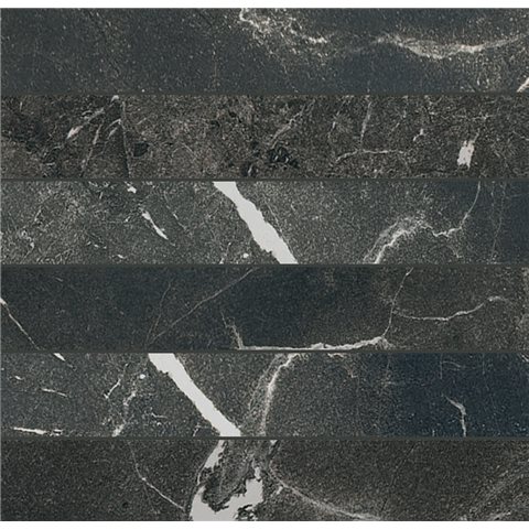 TIMELESS MOSAICO 3D BLACK DEEP NATURALE 30X30 FLORIM-CERIM
