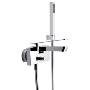 IB RUBINETTERIE K3 MITIGEUR DE BAIGNOIRE MURAL AVEC KIT DE DOUCHE