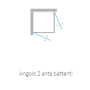 ARBLU DEDALO ANGLE 2 BATTANTS