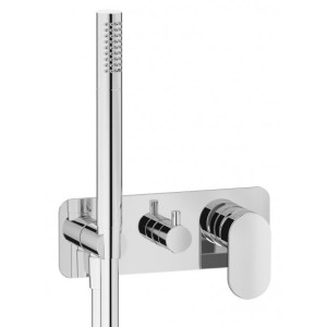 IB RUBINETTERIE LOVEME MITIGEUR DE DOUCHE MURAL 3 VOIES AVEC KIT DE DOUCHE