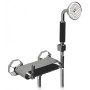 IB RUBINETTERIE BELMONDO MITIGEUR DE DOUCHE EXTERNE MURAL COMPLET AVEC KIT DE DOUCHE