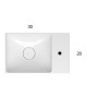 GLOBO T-EDGE LAVABO 30X20 SOSPESO