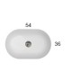 GLOBO T-EDGE LAVABO 54X36 À ENCASTRER