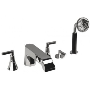 IB RUBINETTERIE BELMONDO MITIGEUR DE BAIGNOIRE 5 ORIFICES AVEC DÉVIATEUR ET KIT DE DOUCHE