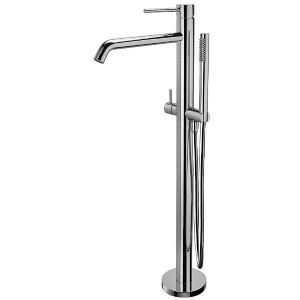 PAFFONI MITIGEUR DE BAIGNOIRE SUR PIED AVEC ENSEMBLE DE DOUCHE