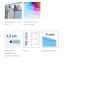 ARBLU MERCURIO ANGLE 1 PORTE COULISSANTE + 1 FIXE