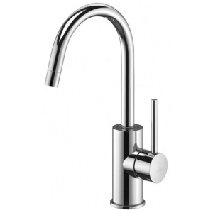 PAFFONI ROBINET DE LAVABO AVEC CANNE ORIENTABLE ET ÉVACUATION AUTOMATIQUE