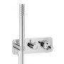 IB RUBINETTERIE BATLO' MITIGEUR DE DOUCHE MURAL TROIS VOIES COMPLÈTE AVEC KIT DE DOUCHE