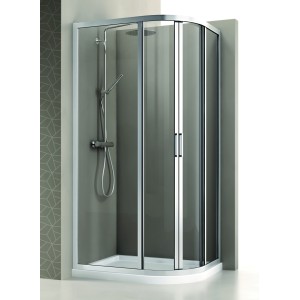ARBLU MERCURIO ANGLE SEMI-CIRCULAIRE 2 PORTES COULISSANTES