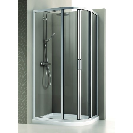 ARBLU MERCURIO ANGLE SEMI-CIRCULAIRE 2 PORTES COULISSANTES