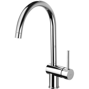PAFFONI ROBINET DE CUISINE AVEC MITIGEUR À BEC ORIENTABLE ROND