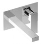 IB RUBINETTERIE ROBINET MIXTE POUR LAVABO MURAL - BEC 217 MM
