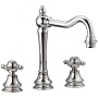 IB RUBINETTERIE HERMES MITIGEUR LAVABO TROIS TROUS BEC HAUT COMPLÈTE AVEC ÉVACUATION
