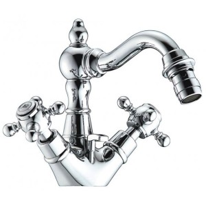 IB RUBINETTERIE HERMES MITIGEUR BIDET COMPLET AVEC ÉVACUATION