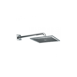BOSSINI DREAM - RECTANGULAR H 75 CUBE SOFFIONE A PARETE 400X300 mm AVEC BRAS DE 500 mm