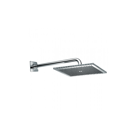 BOSSINI DREAM - RECTANGULAR H 75 CUBE SOFFIONE A PARETE 400X300 mm AVEC BRAS DE 500 mm
