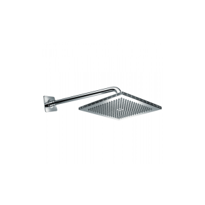 BOSSINI RÊVE - CUBE H 75 CUBE SOFFIONE À MUR 400X400 mm AVEC BRAS DE 500mm
