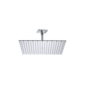 BOSSINI PARIS - RECTANGULAIRE H 29 PULVÉRISATEUR À PLAFOND 500x400 mm AVEC BRAS DE 150 mm
