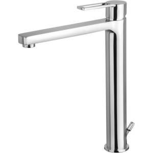 PAFFONI RINGO MITIGEUR DE LAVABO ALLONGÉ AVEC ÉVACUATION AUTOMATIQUE