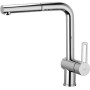 PAFFONI RINGO MITIGEUR ÉVIER AVEC DOUCHE EXTRACTIBLE MONOOBJET