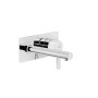 NOBILI ABC MITIGEUR LAVABO MURAL L. 15 CM AVEC PLAQUE