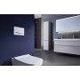 GEBERIT SMYLE SQUARE WC SUSPENDU RIMFREE AVEC ABATTANT SLIM SOFT CLOSE