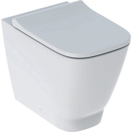 GEBERIT SMYLE SQUARE W.C. SANS RIM AVEC ABATTANT SLIM SOFT CLOSE