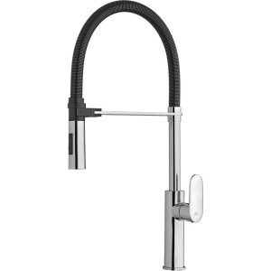 PAFFONI CANDY MITIGEUR ÉVIER PROFESSIONNEL CHROME-BLACK
