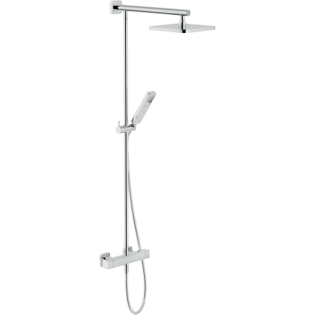 NOBILI COLONNE DE DOUCHE AVEC MITIGEUR THERMOSTATIQUE EXTERNE ET PULVÉRISATEUR À ARTICULATION 200X200MM