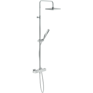 NOBILI MA COLONNE DE DOUCHE AVEC MITIGEUR THERMOSTATIQUE ET RAMPE TÉLESCOPIQUE