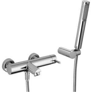 PAFFONI ROBINET DE BAIGNOIRE EXTERNE AVEC ENSEMBLE DE DOUCHE ARTICULÉ