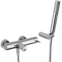 PAFFONI ROBINET DE BAIGNOIRE EXTERNE AVEC ENSEMBLE DE DOUCHE ARTICULÉ